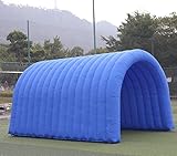 SAYOK 16.8ft Inflatable Tunnel Entrance Sports Inflatable Tunnel Sport Tunnel Entrance Inflatable Football Tunnel Tent with Blower for Event Exhibition Promotion(Blue, 16.8ft x 10ft x 9.24ft)