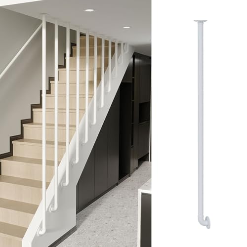 Balustres d'escalier blancs universels 60 cm pour garde-corps de couloir et loft
