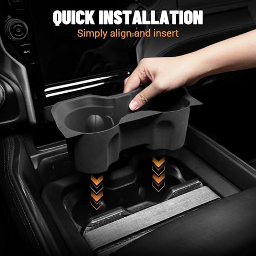 Insertos para portavasos Dodge RAM 1500 2019-2026 miniatura 7