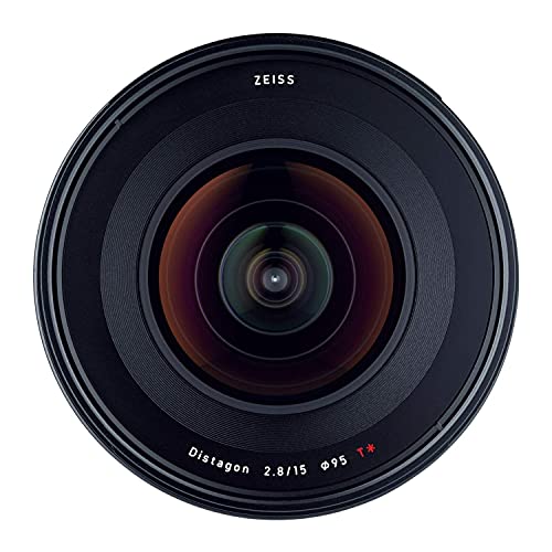 Image of Zeiss Milvus ZE 2.8 /15 Super Wide-Angle Camera Lens for Canon EF-Mount SLR /DSLR Cameras, Black