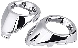 Fog Light Cover For Ford Focus 2012 2013 Pair of Front Bumper Fog Light Trim Ring Bracket Chrome for Ford Focus 2012 2013 2014 2014
