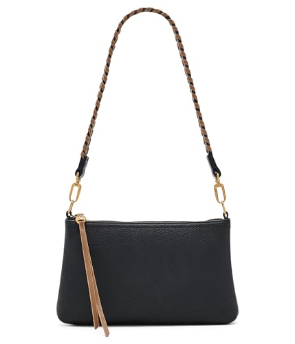 Image of HOBO Darcy Leather Convertible 3-in-1 Crossbody Bag with Removable & Adjustable Strap, Exterior Phone Slip Pocket