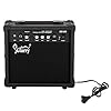 GLARRY Amplifier for Electric Bass Guitar, Portable Vox Bass Headphone Amp with MP3 Input, Bass Practice Amp 20W with Volume, Treble, Bass and Middle Controls #5