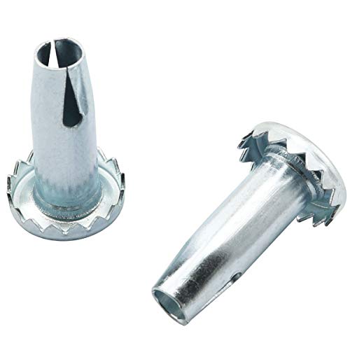 Taodan PS-SCASTERR-8-TD 8Pcs Swivel Caster Sleeve Caster Sockets Metal Caster Stem Sleeve Replacement thumb #1