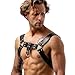 Men's Faux Leather Body Chest Harness Belt Shoulder Cage Belt Party Costume, Sexy Punk Body Harness, Cosplay Nightclub Sexy Punk Clubwear