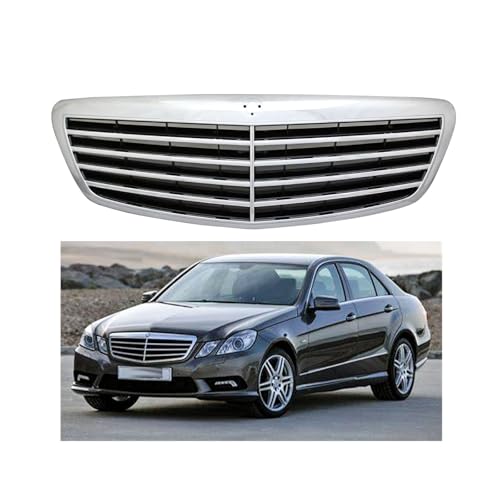 Image of Front Grille Chrome Shell Assembly Compatible with 2007 2008 2009 Mercedes S63 S65 S450 S500 S550 S600 Replaces MB1200136