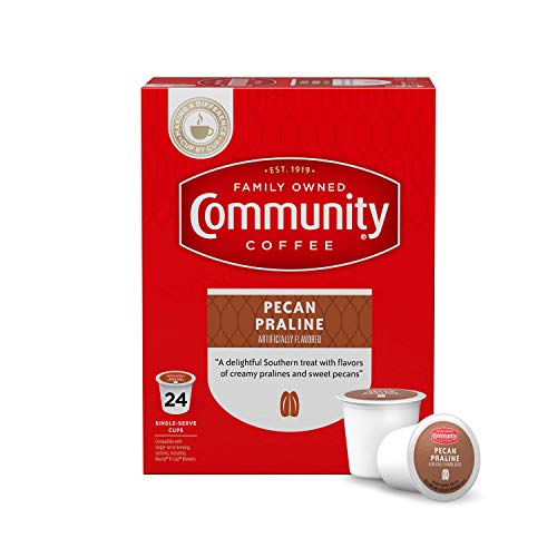 Community Coffee Pecan Praline Flavored 24 Count Coffee Pods, Medium Roast, Compatible With Keurig 2.0 K-Cup Brewers, 24 Count (Pack Of 1) #TOP2