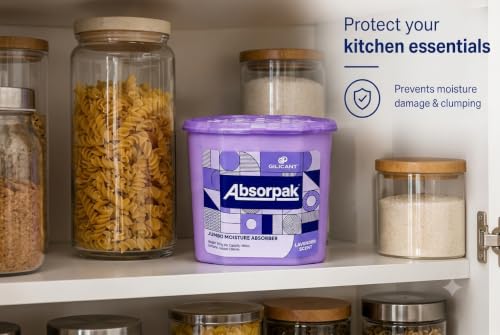 Image of Absorpak Jumbo Moisture Absorber By Cilicant, Lavender pack of 3