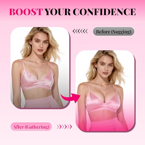 Image of Double Sided Sticky Bra Ultra Boost Inserts Pads Reusable Push Up Lift Self Adhesive Bra Pads for Bikini Swimsuit