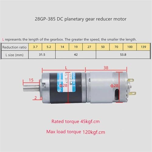 Moteur micro-réduction 12V pour réparer et motoriser les robots - 2