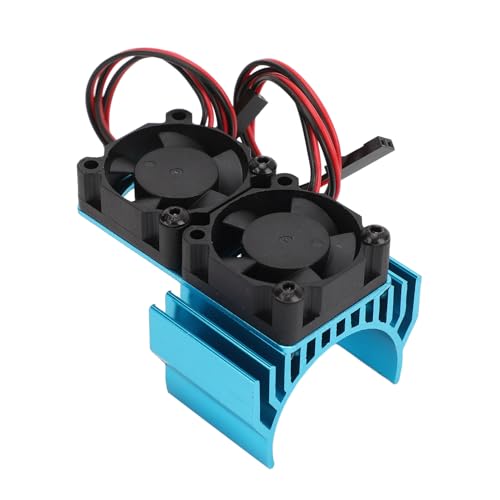 Dual Fan Motor Heatsink, IP44 Water JST Connector ESC Cooling Fan for Repairing