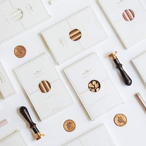 Miniatura 8 de UNIQOOO Sello de cera Little Bee con varillas metálicas de cera de sellado dorado antiguo, decoración perfecta para invitaciones de boda, tarjetas,