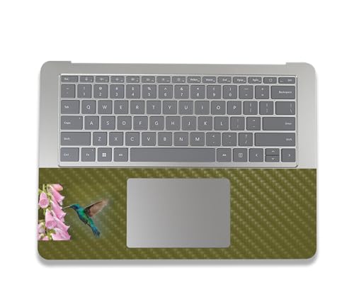 Image of MightySkins Carbon Fiber Skin Compatible with Microsoft Surface Laptop Studio 2 (2023) Full Wrap Kit - Hummingbird | Protective, Durable Textured Carbon Fiber Finish | Easy to Apply | Made in The USA