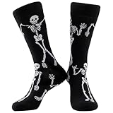 BISOUSOX Mens Dress Socks Funny Fun Colorful Crazy Funky Crew Socks for Men Novelty Happy Cotton Size 9-12