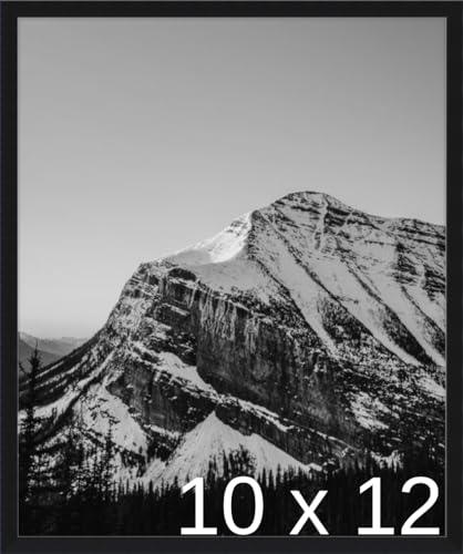 Frame It Easy 10 1/2 x 12 1/2 Satin Black Metal Frame (Ashford) 10.5x12.5 inches