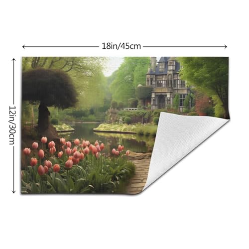 Sets de table en PVC lavables pour repas en intérieur et extérieur pack de 4 tapis - 4