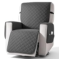 aolceth Liegesofa Sesselbezug, Sesselschoner mit Taschen, Anti-Flecken Solide Liegestuhlbezug, Relaxsessel Sesselauflage Relax, Sesselbezüge für Leder wasserdichte Möbelbezüge für Hunde Haustiere