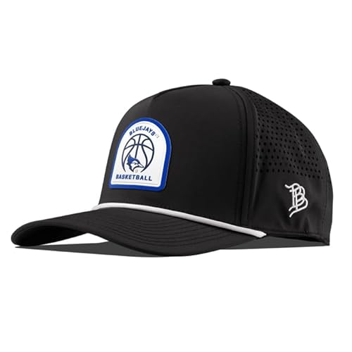 Branded Bills Officially Licensed x Creighton Bluejays Black Curved 5-Panel Creighton Basketball PVC