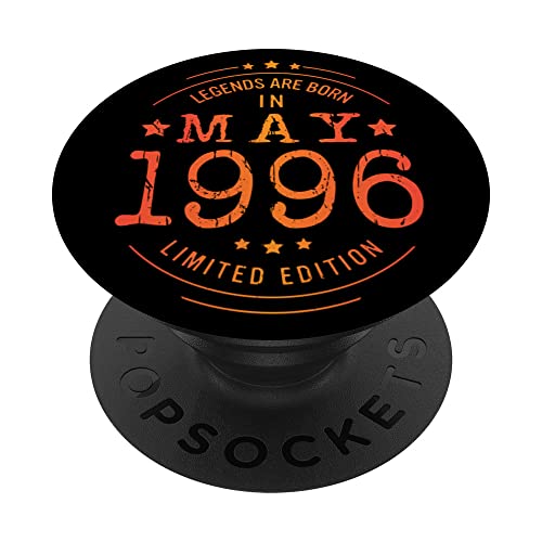 Cumpleaños Mayo 1996 Edición Limitada Regalo Legend May PopSockets PopGrip Intercambiable