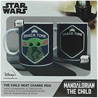 Paladone PP7337MAN Mandalorian The Child Heat Change Coffee Mug, Baby Yoda The Bounty, 300ml (10.55floz)
