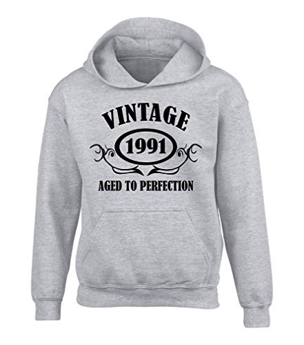 Sweat Vintage 1991 gris pour fêter un 30e anniversaire avec style