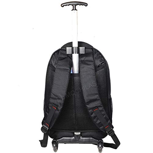 Mochila De rodinha Notebook Escolar Puxador Leve Alumínio C/Trava