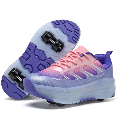 HSQ Kids Roller Skates Shoes with Detachable Wheels for Girls Boys,4-Wheel by HSQ - Used condition - US$35.34