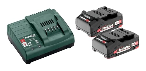 metabo Kit básico de 2 baterías de Iones de Litio de 2,0 Ah – 685...