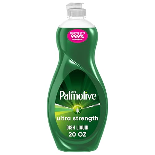 Palmolive Ultra Strength Liquid Dish Soap, Original Green, 20 Fluid Ounce(Packaging May Vary)