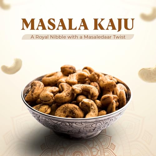 Image of Panchi Masala Kaju (250g Pack of 1) Agra Special Spicy Tangy and Tasty Cashew Namkeen Crunchy Indian Snack Made with Premium Ingredients Perfect for Tea Time and Snacking