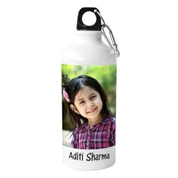 Hurray Customized Aluminium Water Bottle for Kids Birthday Gift
