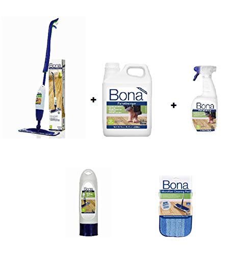 Preisvergleich Produktbild Bona Spray Mop XXL Set Parkett Sprühwischer Holzfußböden Bodenwischer