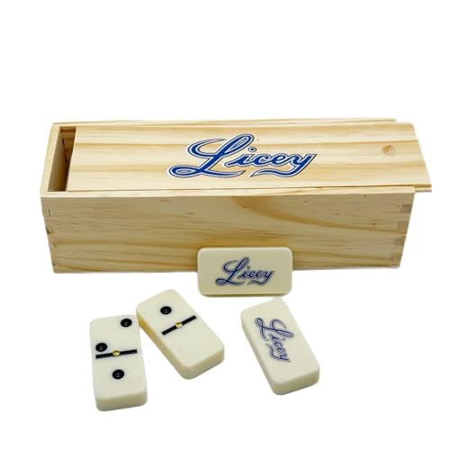 Juego de Domino Tigres del Licey Premium con Caja de Madera