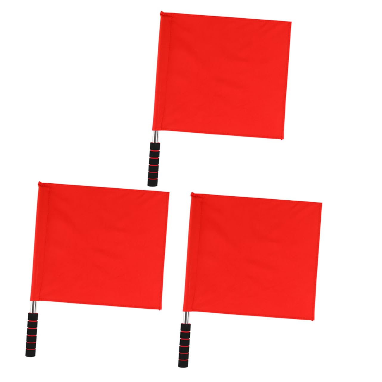 Toyvian 5 Sätze Handheld Signalflaggen Schiedsrichter Warnflaggen Für Sportveranstaltungen Verkehrssignale Und Vielseitig Einsetzbar Für Festliche Anlässe Und Wettkämpfe 3 Stück * 5