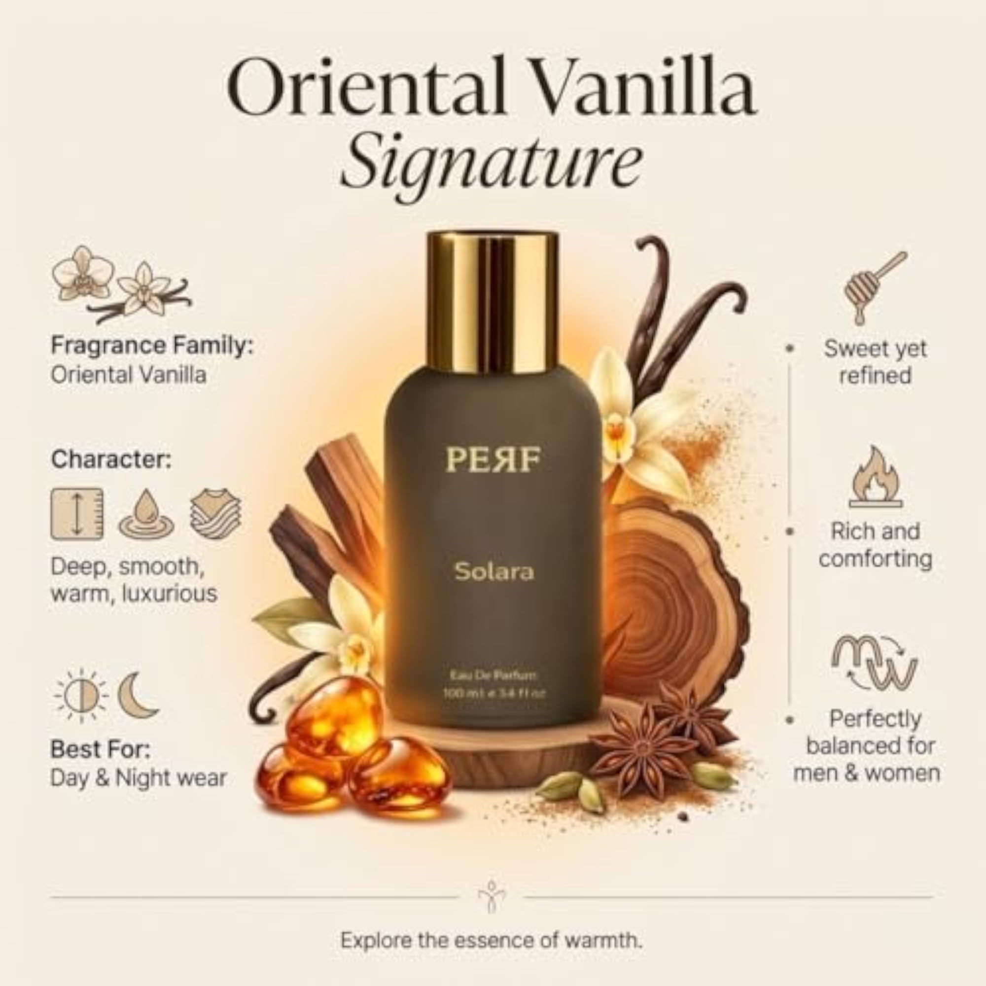 SOLARA EXTRA LONG LASTING Unisex EDP, Premium Fragrance