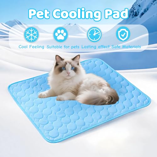 Tapis de refroidissement pour chat lavable en machine pour rafraîchir l'animal