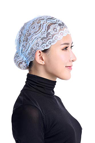 Bonnet hijab chic en dentelle fine BaronHong pour cérémonie et style élégant