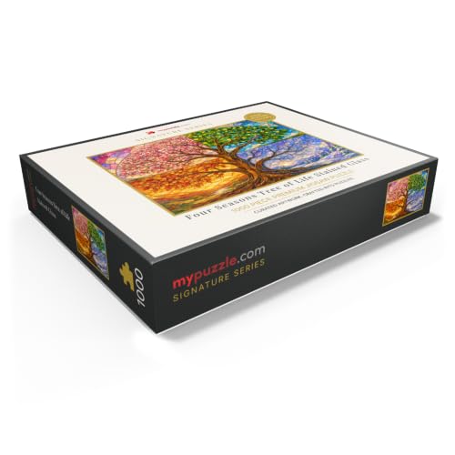 MyPuzzle Four Seasons Tree of Life Vidrio Templado - Rompecabezas Premium de 1000 Piezas para Adultos miniatura 3