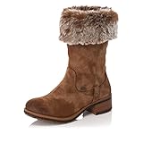Rieker Damen Klassische Stiefel 96854, Frauen Stiefel,wasserdicht,riekerTEX,Boots,Winterstiefel,Winterschuhe,braun (24),40 EU / 6.5 UK