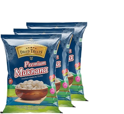 Dried Treats Premium Lotus Seed/Makhana, 250g (Pack of 3) (B09SLT644T) Amazon Price History, Amazon Price Tracker