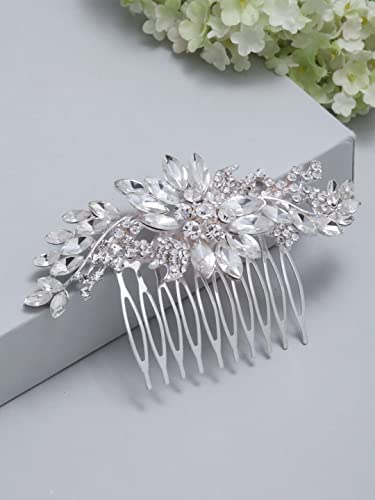 Image of Vogue Hair Accessories Comb Hair Clip Hair Pin Hair Accessories (Comb Clip Silver 1002)