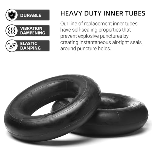 Image of AR-PRO (2-Pack) Universal 145 /70-6 ATV Inner Tubes - 450 /530-6 Heavy Duty Inner Tubes Compatible with 90cc 4-Wheeler ATV, Go-Kart, Mini Chopper, Lawn Mowers, and Hand Trucks
