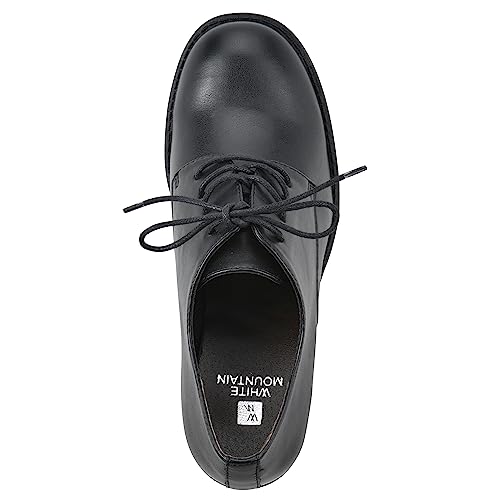 Image of WHITE MOUNTAIN Women's Shoes Bourbons Block Heel Oxford Loafer