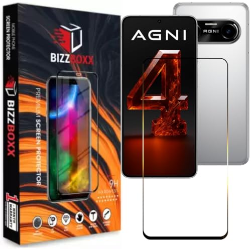 Image of Tempered Glass Compatible with LAVA Agni 4 5G Screen Protector Guard - HD Clarity, Anti-Fingerprint Screen Guard (Agni 4-6.67 inch) With Installation Kit - Pack of 1