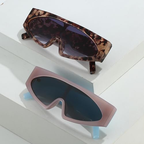 Nuances classiques de luxe avec lunettes de soleil rétro grand format MUTYNE - 2