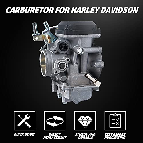 Carburetor Compatible With Harley Davidson Softail 1988-2017 | Dyna Fxr Fxd 1988-2016 | Touring 1988-2016 | Sportster 883 Xl883 Xlh883 1988-2007 | Sportster 1200 Xlh1200 1988-2002 Carb #TOP1