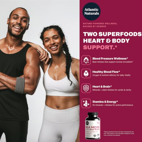 Atlantic Naturals Sea Moss with Beet Root Capsules (120 ct) — view 2