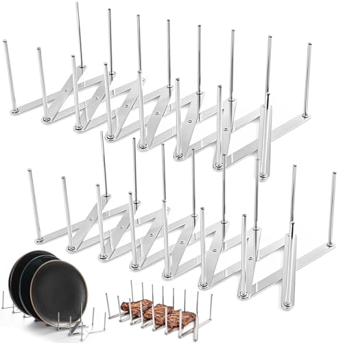 Fiwooze 2 Stück Rippchenhalter Spareribs Halter Deckelhalter Verstellbares Edelstahl Deckelhalter Rippchenhalter Edelstahl Länge Verstellbar Spareribs Halter