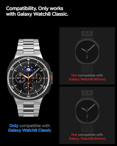 Image of Spigen Glas.tR EZ Fit Tempered Glass Screen Protector Guard for Galaxy Watch 8 Classic (46mm) [2 Pack]