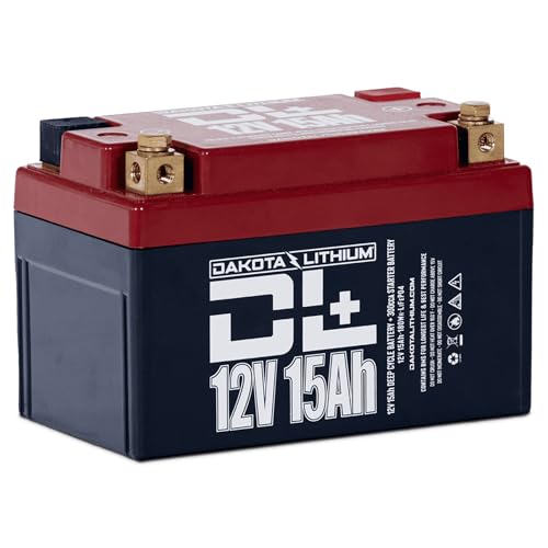 DL+ 12V 15Ah LiFePO4 Battery 300CCA Dual Purpose Deep Cycle & Starting Power Lightweight Lithium Smart BMS 11-Year Warranty for ATV UTV Marine Powersports